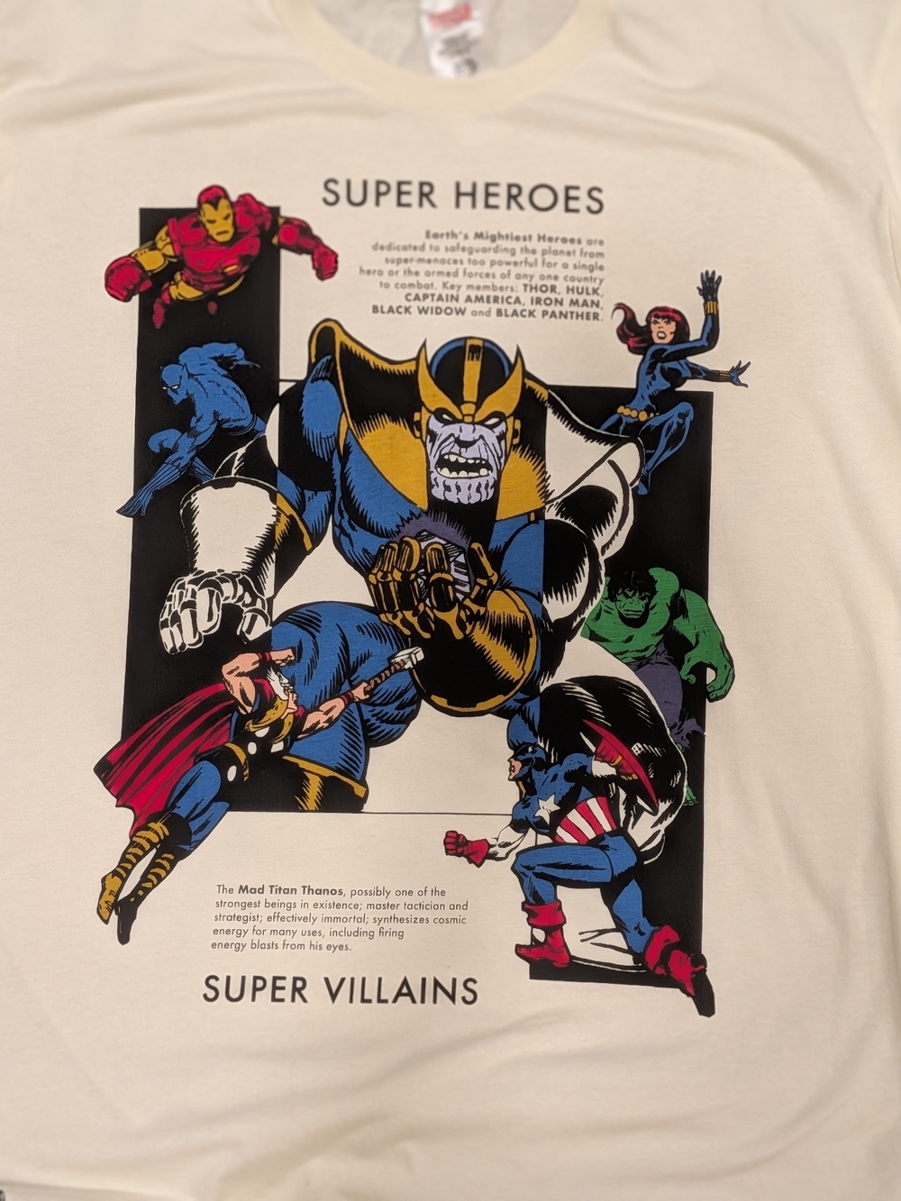 Marvel Comics Super Heroes Villains Thanos T-Shirt Dress 3XL